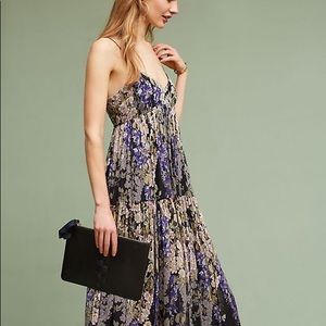 Anthropologie Floreat elegant Adelia Maxi Dress 2P